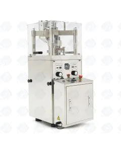 Right facing image of the LFA Machines RTP 118 Rotary Tablet Press
